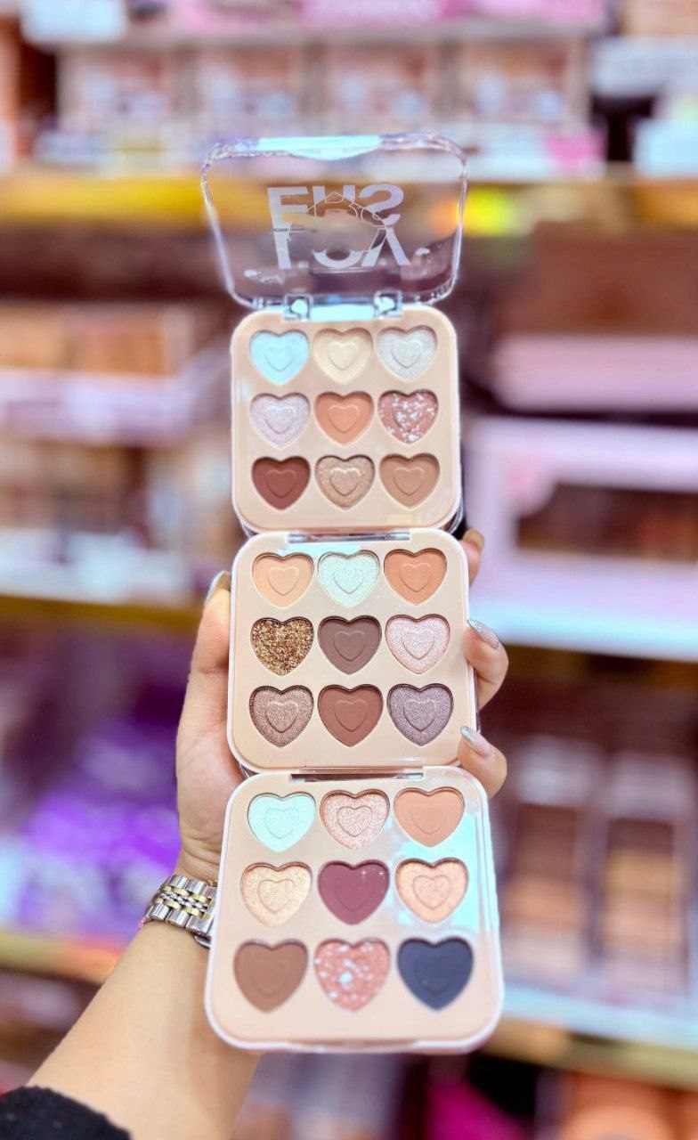 سایه ۹ رنگ قلبی